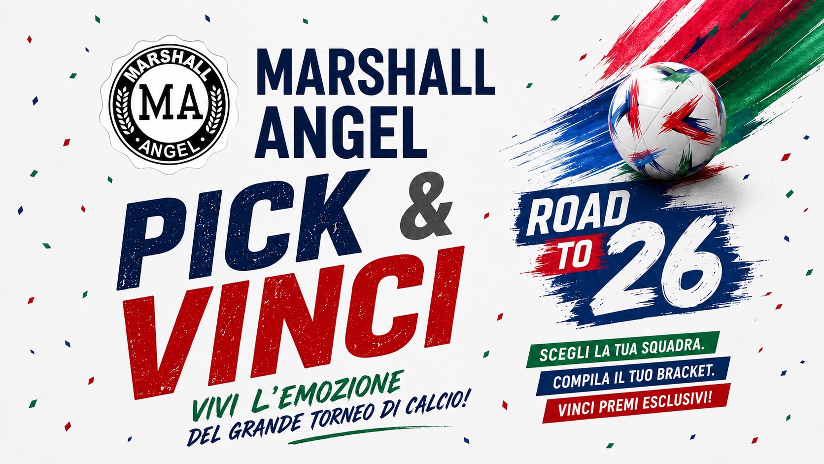 Marshall Angel Pick and vinci Road to 26