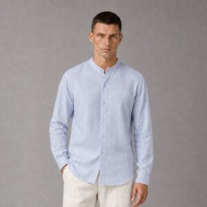 Marshall Angel camicia coreana in lino