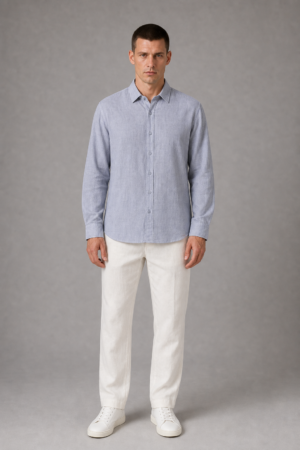 Marshall Angel camicia classica in lino