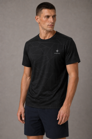 Northern Lights t-shirt tecnica geometrica