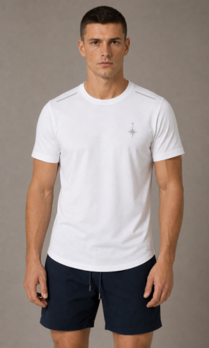 Northern Lights t-shirt melange logo