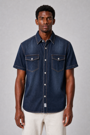 Marshall Angel camicia denim manica corta
