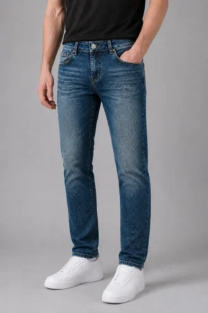 Marshall Angel Jeans lungo uomo AF33 blu medio lavato
