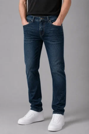 Marshall Angel Jeans lungo uomo AF34 blu scuro lavato