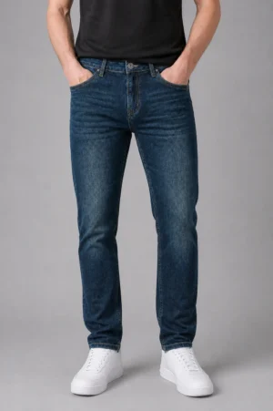 Marshall Angel Jeans lungo uomo F01 blu scuro lavato