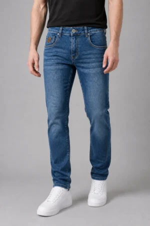 Marshall Angel Jeans lungo uomo H65 blu medio lavato