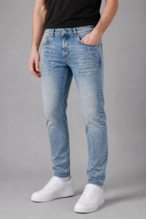 Marshall Angel Jeans lungo uomo ML20165 blu chiaro lavato